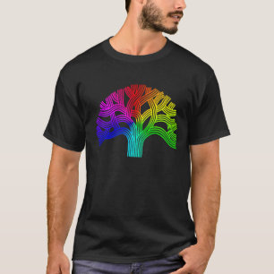 Camiseta Árbol del arco iris del orgullo de Oakland