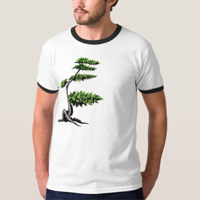 Camiseta árbol del bonzai (Anverso)