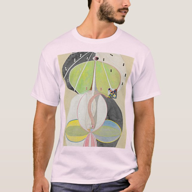 Camiseta Árbol del conocimiento, No.2, 1915, por Hilma af K (Anverso)