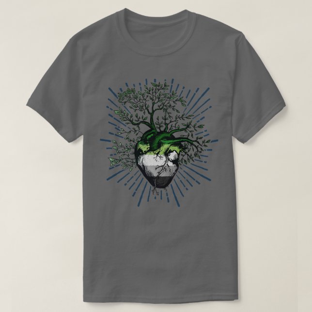 Camiseta Árbol del corazón aromático de la vida 1 (Diseño del anverso)