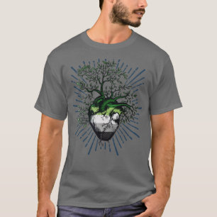 Camiseta Árbol del corazón aromático de la vida 1