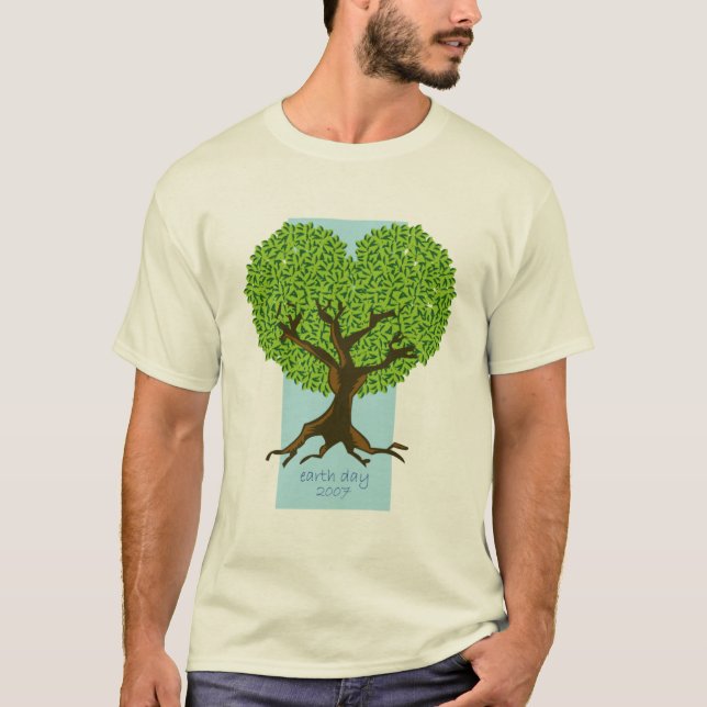 Camiseta Árbol del Día de la Tierra (Anverso)