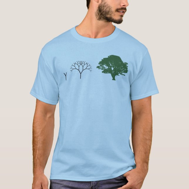Camiseta Árbol del fractal (Anverso)