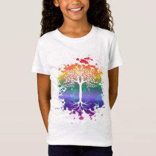 Camiseta árbol del hippie