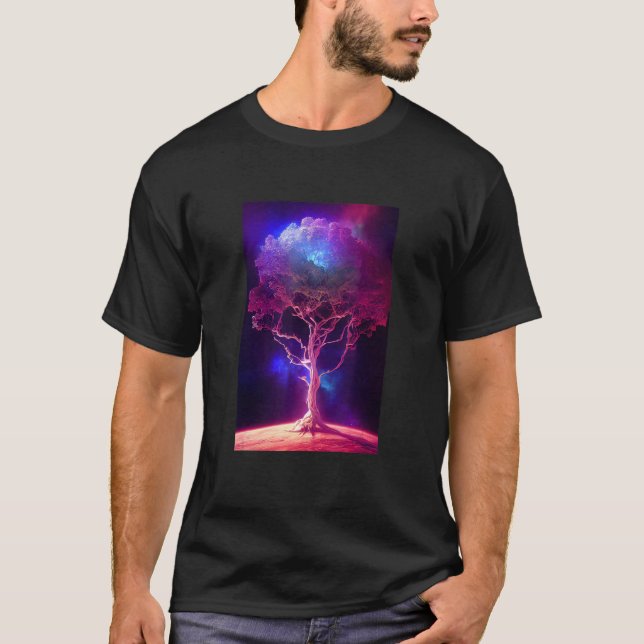 Camiseta Árbol del mundo Yggdrasil de vida Viking Celtric Ú (Anverso)