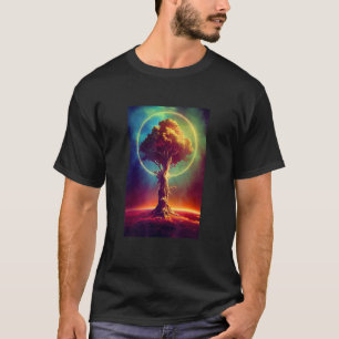 Camiseta Árbol del mundo Yggdrasil de vida Viking Celtric Ú