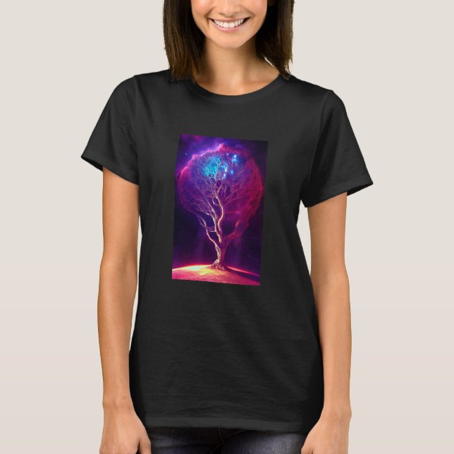 Camiseta Árbol del mundo Yggdrasil de vida Viking Celtric Ú (Anverso)