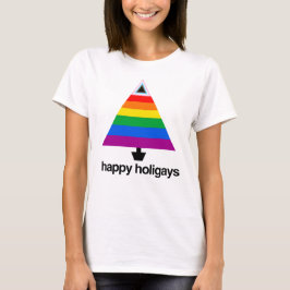 Camiseta Árbol del orgullo del progreso de los holigays fel