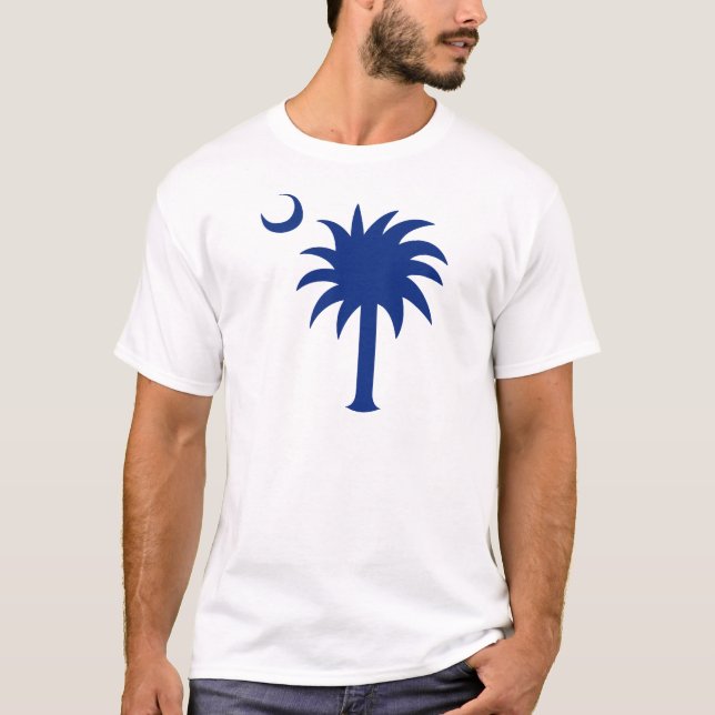 Camiseta Árbol del Palmetto de Carolina del Sur (Anverso)