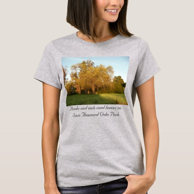 Camiseta Árbol del parque de los Oaks (Anverso)