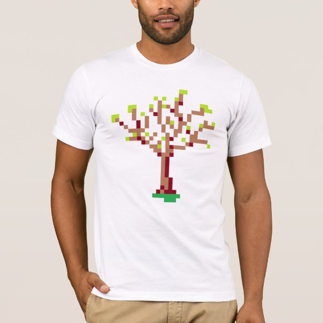 Camiseta Árbol del pixel (Anverso)