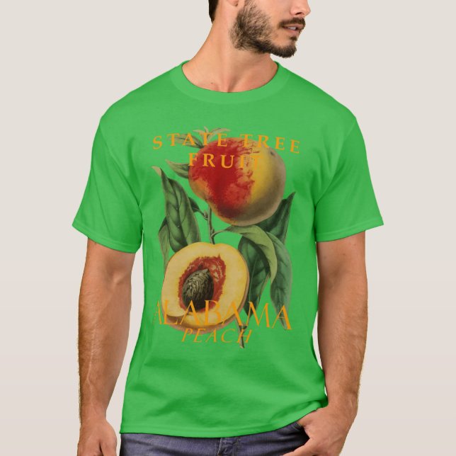 Camiseta Árbol del Territorio de Alabama Fruto De La Cubier (Anverso)