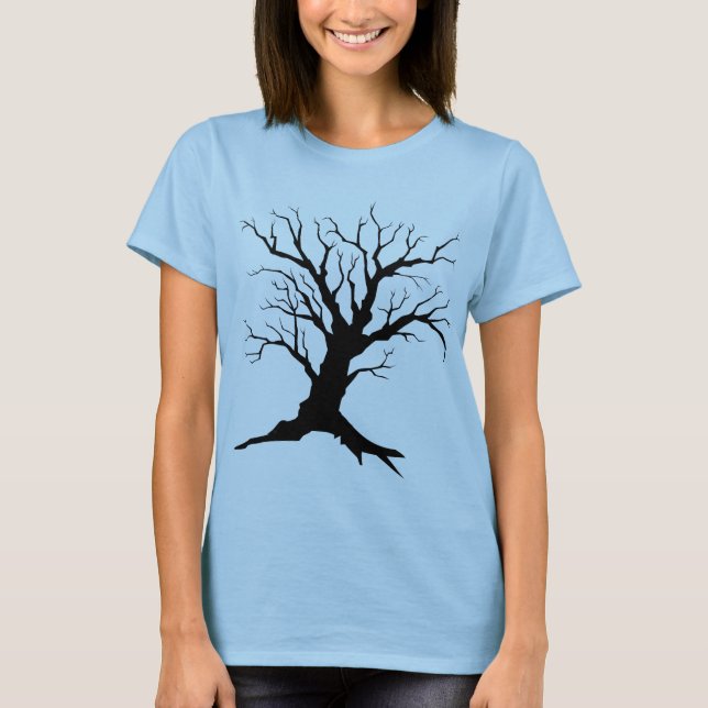 Camiseta Árbol desnudo (Anverso)