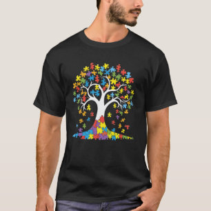 Camiseta Árbol divertido de la vida Mes de concienciación s