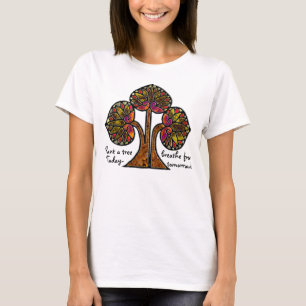 Camiseta Árbol ecológico de vidrio templado (personalizado)