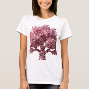 Camiseta Árbol elegante plateado de CONCIENCIACIÓN SOBRE EL