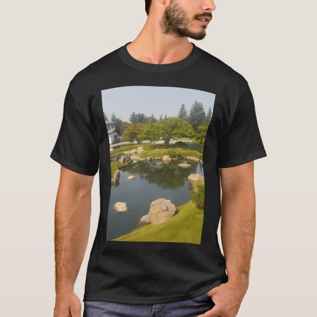Camiseta Árbol En Jardín Japonés (Anverso)