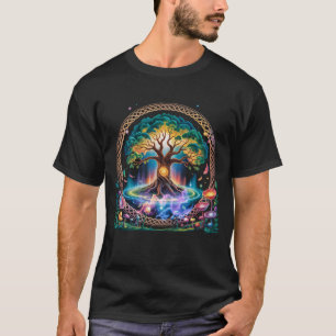 Camiseta Árbol encantado de la vida Viking Midgard Thor Wal