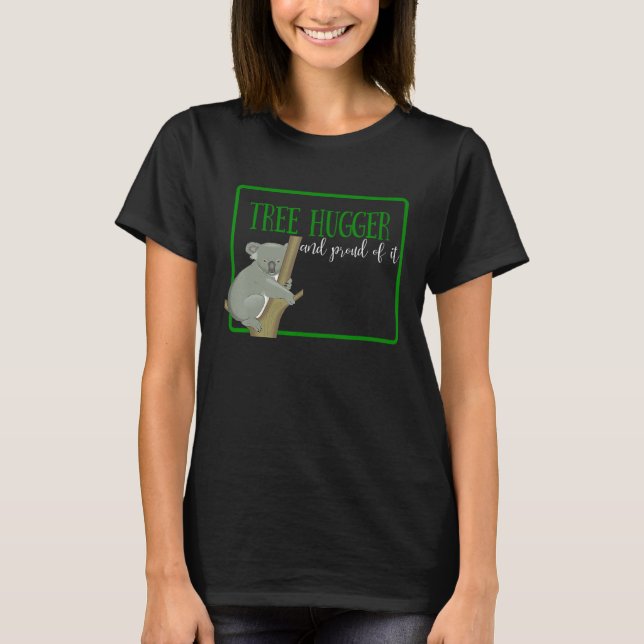 Camiseta Árbol Encantador Y Orgulloso De Eso Corto Koala (Anverso)