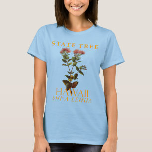 Camiseta Árbol endémico del Territorio de Hawái Lehua
