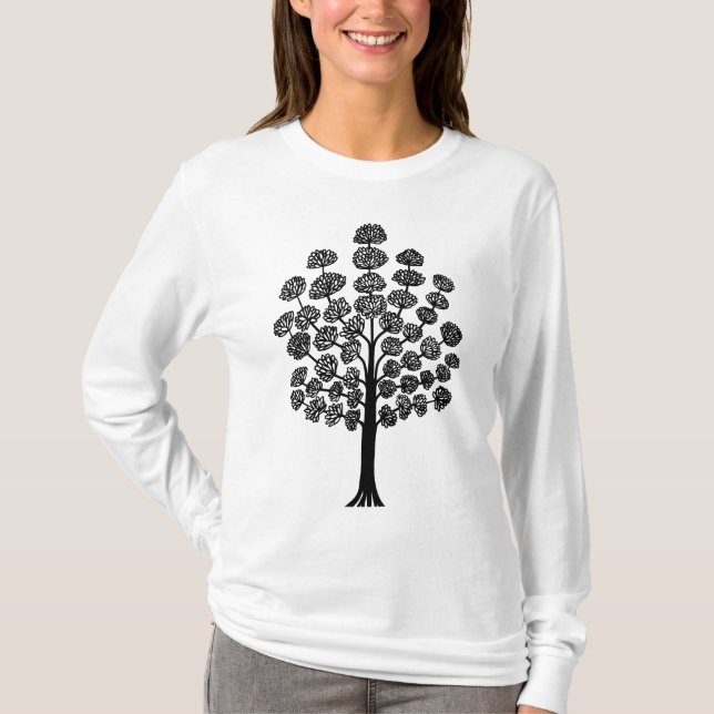 Camiseta Árbol estilizado (Anverso)