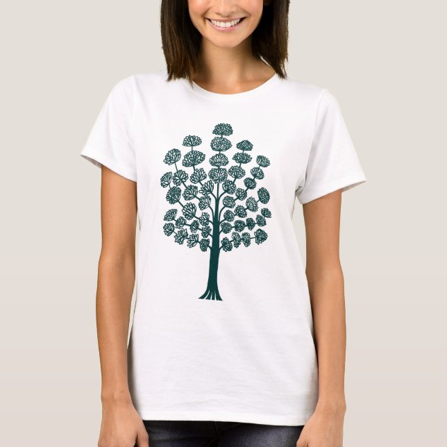Camiseta Árbol estilizado (Anverso)