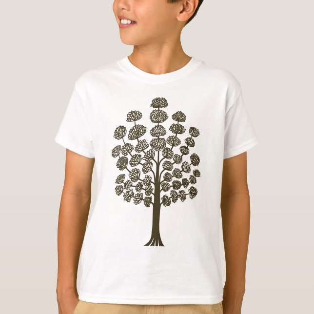 Camiseta Árbol estilizado (Anverso)