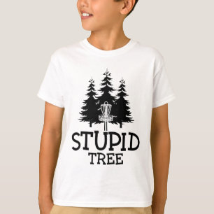 Camiseta Árbol estúpido Disc Golf divertido Frisbee Golf Te