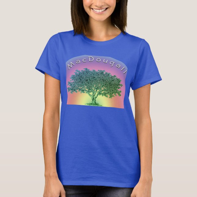 Camiseta - Árbol familiar con nombre (Anverso)