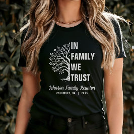 Camiseta Árbol familiar en familia confiamos en la unión ne