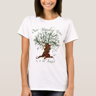Camiseta Árbol familiar un poco torcido