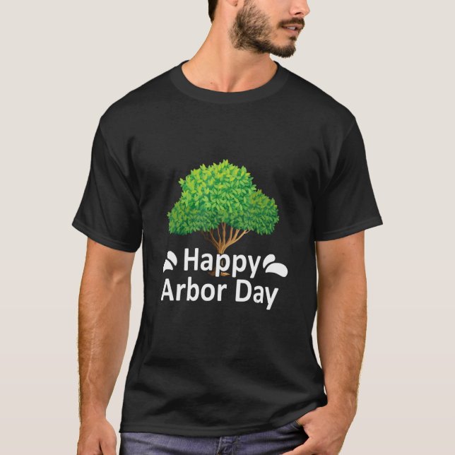 Camiseta Árbol feliz del día de Arbor (Anverso)