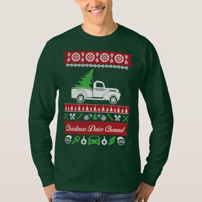 Camiseta Árbol Feliz Navidad  (Anverso)