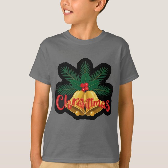 Camiseta "Árbol festivo: Diseño de Navidades de arcos y cer (Anverso)