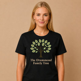 Camiseta Árbol genealógico con años de nacimiento