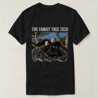 Camiseta Árbol genealógico de la familia del águila calva B