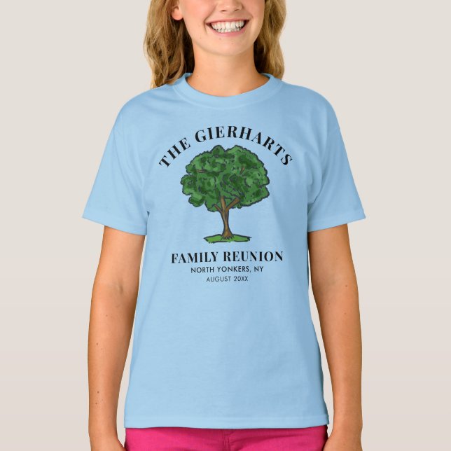 Camiseta Árbol genealógico de reunión familiar primos perso (Anverso)