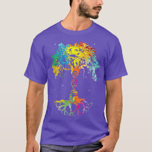 Camiseta Árbol Genético De Árbol De Árbol De Árbol De La Ci