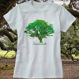 Camiseta Árbol georgiano de Savannah