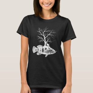 Camiseta Árbol gráfico Pescador Rod Grouper 1