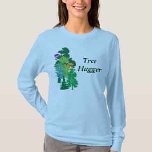 Camiseta Árbol Hugger Personalizado Green diciendo arte