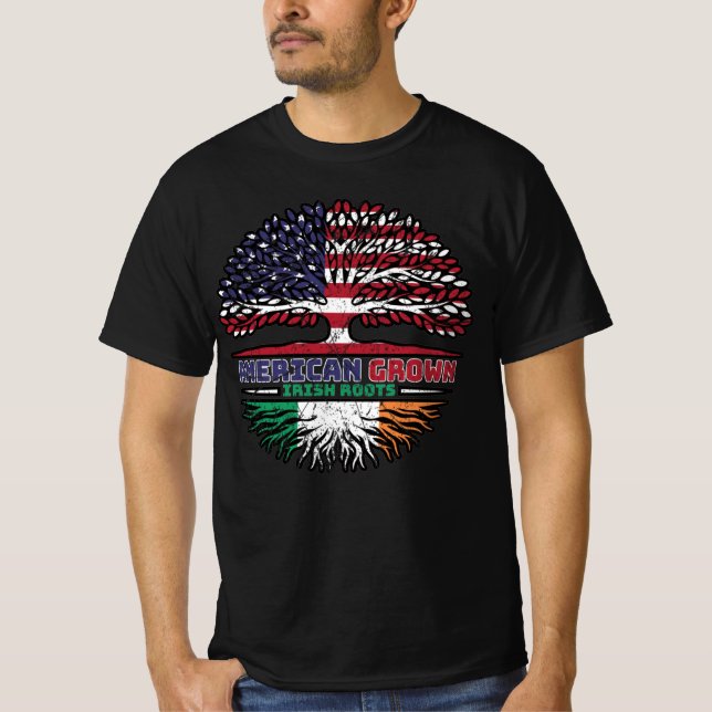 Camiseta Árbol irlandés de Estados Unidos Estados Unidos Es (Anverso)