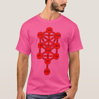 Camiseta Árbol Kabbalah De Vida
