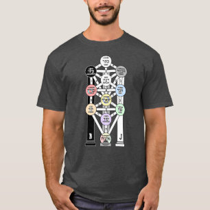 Camiseta Árbol Kabbalah De Vida
