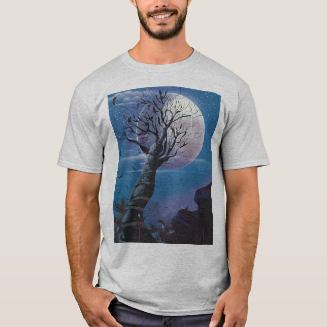 Camiseta Árbol lunar (Anverso)