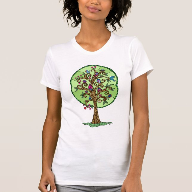 Camiseta Árbol mágico de la vida del amor (Anverso)