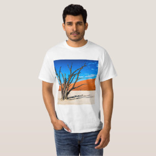 Camiseta Árbol muerto en Deadvlei, Namibia