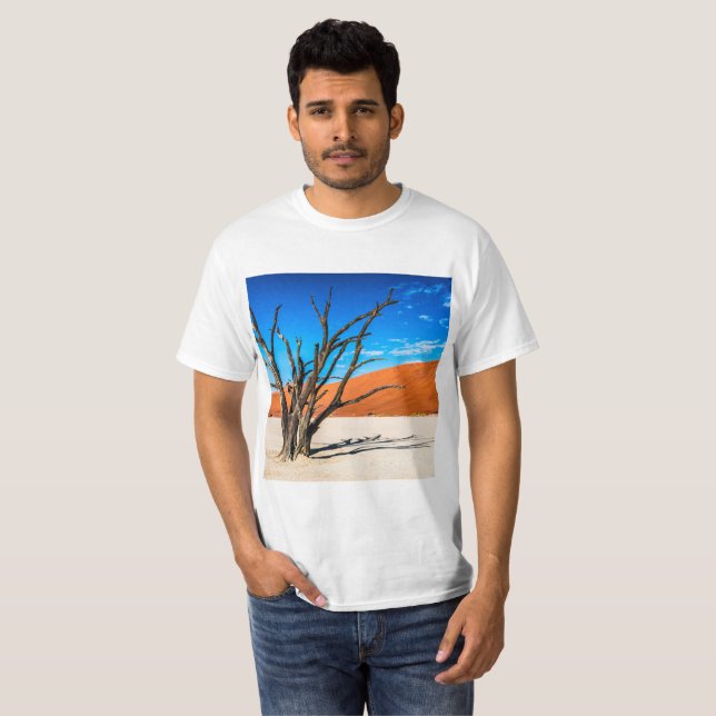 Camiseta Árbol muerto en Deadvlei, Namibia (Anverso completo)