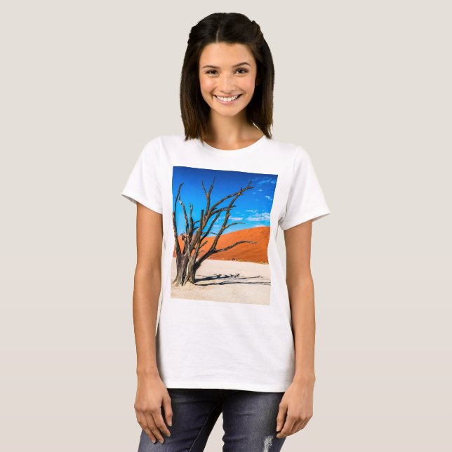 Camiseta Árbol muerto en Deadvlei, Namibia (Anverso completo)