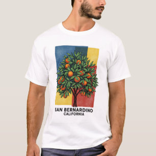 Camiseta Árbol Naranja San Bernardino de California